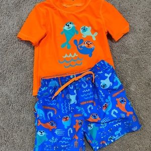 Swim trunks & Rash Guard